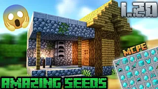 Two AMAZING SEED🌱 For Minecraft PE 1.20😱