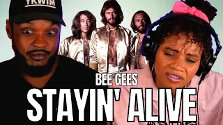 MOM'S MUSIC! 🎵 Bee Gees - Stayin' Alive  REACTION