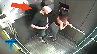 Top 20 Weird And Funny Elevator Moments Caught On Camera