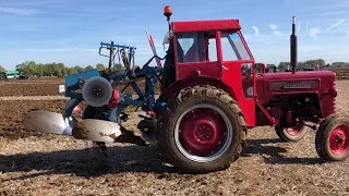 International Tractor with Plough