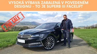 Hledáte luxusní auto za rozumné peníze? Škoda Superb III FaceLift v nejvyšší výbavě může být řešením