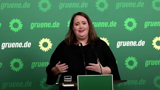 Pressekonferenz mit Ricarda Lang am 15.01.2024