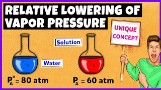 Relative Lowering of Vapor Pressure | Colligative Properties