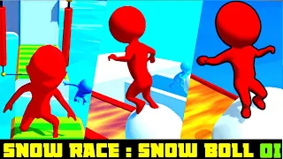 SNOW RACE GAME GAMEPLAY