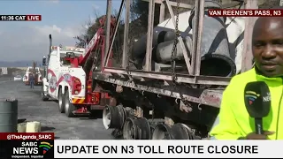 Authorities probe torching of trucks at Van Reenen's Pass on the N3