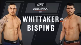 EA Sports UFC 3 - Robert Whittaker vs Michael Bisping - Gameplay (HD) [1080p60FPS]