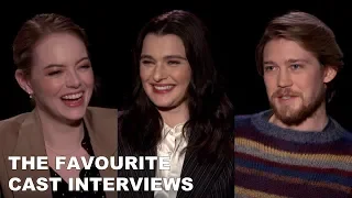 'The Favourite' Cast Interviews with Emma Stone, Rachel Weisz & Joe Alwyn