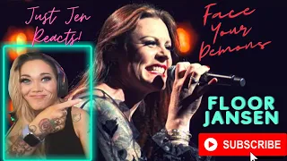 First Time Hearing Floor Jansen "Face Your Demons" (live) REACTION | Just Jen Reacts to Floor Jansen