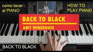 🎹🙌 COMO TOCAR al PiANO - AMY WINEHOUSE - BACK TO BLACK by @JUSTMUSICO How to Play Piano Tutorial