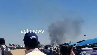 Fire Accident.//Air show 2019//Fire accident At Airshow parking//