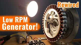 Low RPM Generator From A Washing Machine!