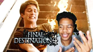 THIS SCENE IS....First Time Watching FINAL DESTINATION 4 Movie Reaction