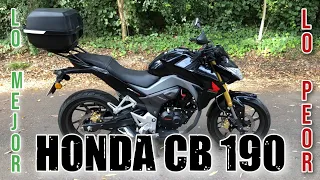 Review HONDA CB 190 | Opinión honesta de las ventajas y desventajas