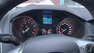 Сброс межсервисного интервала Ford Focus 3