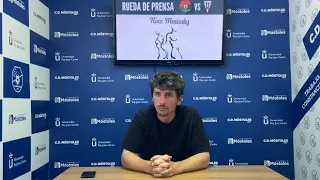 La RUEDA DE PRENSA de Javier Poves, técnico visitante, después del #MóstolesMoscardó de playoff