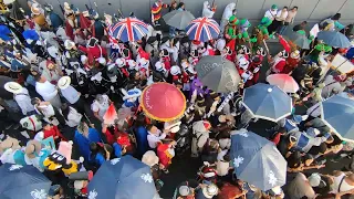 Carnaval Peñon de los Baños 2023, CDMX. Barrio de los Reyes, Miércoles de Ceniza.