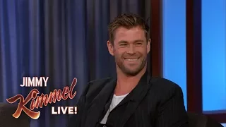 Chris Hemsworth Reveals Where He Keeps His Hammer