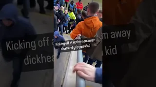 Rotherham vs Blackburn Fan Fight #efl #blackburnrovers #rotherham