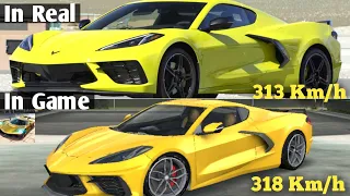 All Cars in REAL LIFE VS IN GAME Top Speed || Extreme Car Driving Simulator 2022