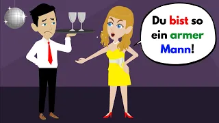 Learn German | Mia insults Thomas at the party | Vocabulary and important verbs