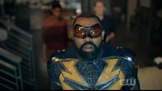 The Anti-Matter reaches Black Lightning's earth | Crisis On Infinite Earths