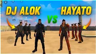 DJ ALOK VS HAYATO FACTORY CHALLENGE | 4 VS 4 WHO WILL WIN ? #factoryfreefire
