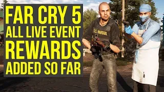 Far Cry 5 Live Event - ALL NEW WEAPONS & OUTFITS Added Since Launch (Far Cry 5 Live Events)