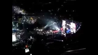 Cro Cop entering at Arena Zagreb 2013. - view from top (wild boys music)