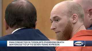 Man convicted in connection with toddler's overdose death sentenced to prison