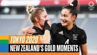 🇳🇿 🥇 New Zealand's gold medal moments at #Tokyo2020 | Anthems