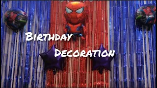 Party Prop || Spiderman Theme || Easy Birthday Decoration at Home