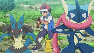 Gekkouga Và Lucario, ba đạo của vận mệnh | Pokemon Journeys