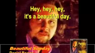 Beautiful Sunday by Daniel Boone   with lyrics version