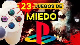 🔴 No solo SURVIVAL HORROR 🩸 23 JUEGOS de TERROR - MEJORES de MIEDO PLAY 1 | PS1 | Playstation 1 PSX