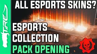 ALL BLACK STEEL & ESPORTS SKINS? - Gears of War 4 Gear Packs Opening - 13 ESPORTS COLLECTION PACKS!