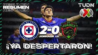 Resumen y goles | Cruz Azul 2-0 FC Juárez | AP2023-J15 | Liga Mx | TUDN