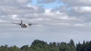 USCGAS Sacramento C-27J Spartan Flybys-Oregon International Airshow 2022-Show 2