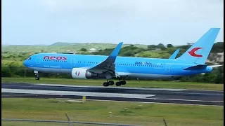 Spotting: NEOS Boeing 767-300ER Landing + AC A319 Departing and more [HD]
