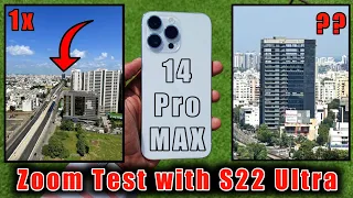iphone 14 pro max zoom test | iphone 14 pro max vs samsung s22 ultra