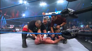 Kurt Angle Injured by The Aces and 8s - Jan 10, 2013