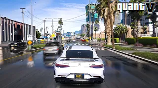 GTA 5 2021 - QuantV 3.0 + Rain Enhancement Script - Ultra Realistic Settings RTX™3090 Graphics Mod