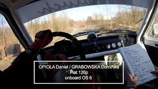 Opioła / Grabowska - Fiat 126p Onboard OS 6 | 1 runda Rally Park Cup 2021