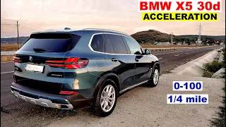 2024 BMW X5 30d acceleration 0-100, 1/4 mile, 60-100, 80-120 | G05 LCI | xDrive | GPS results