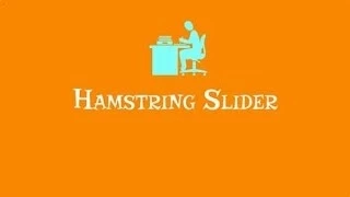 De Stress at Your Desk Hamstring Slider