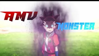 Beyblade burst turbo Aiger Akabane [AMV]   [Skillet - Monster] [starset - my demons]