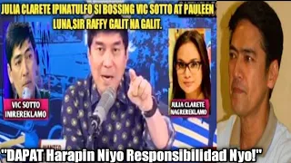 NATIMBOG NA: VIC SOTTO IPINATULFO NI JULIA CLARETE | VIC SOTTO AMA NG MGA ANAK NI JULIA! RAFFY TULFO