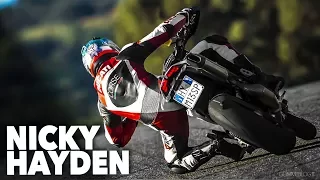 Nicky Hayden Hypermotard 🔝 WHEELIE Ducati Hypermotard Stunt Rider Motorcycle Bike Riding