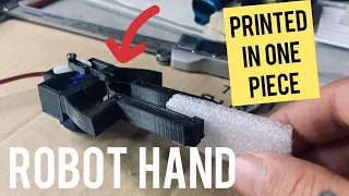 COMPLIANT MECHANISM - single piece Robot grip 3D printed