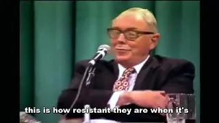 Warren Buffett & Charlie Munger discuss learning and the resistance to it with subtitles