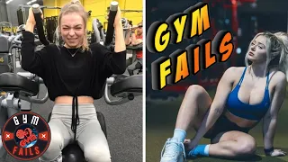 Funny Girls Fails in Gym #124 💪🏼🏋️ Fitness & Gym Fails Compilations - Summer 2023